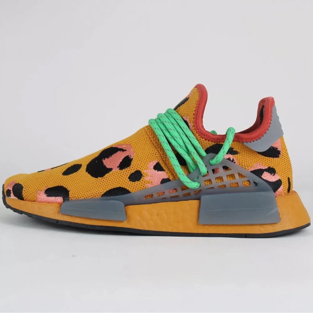 Adidas X Pharrell HU NMD Fred Flintstone‎ Animal Print Orange GZ4439